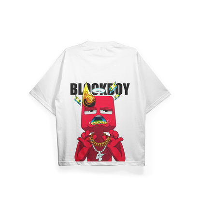 White BlockBoy World Tee