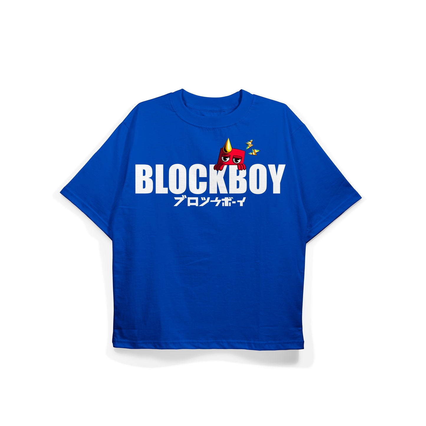 Blue Blockboy Peep Tee