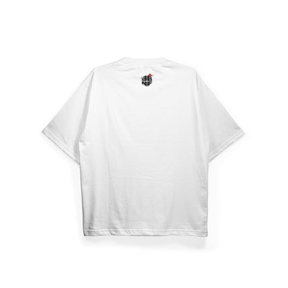 White Blockhead Tee